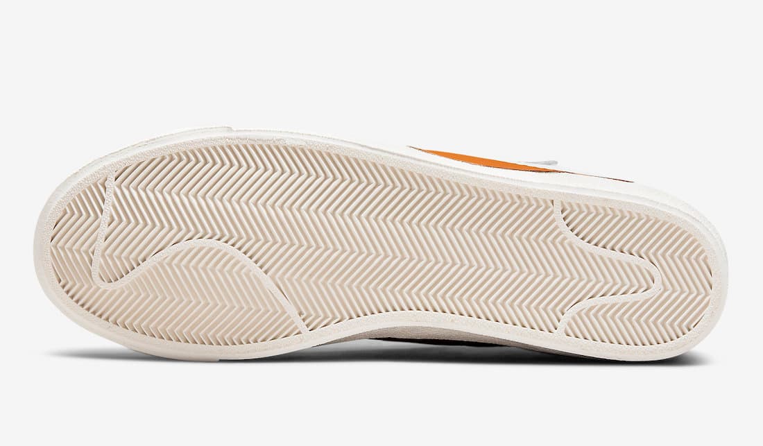 نایک بلیزر جامبو سفید نارنجی Nike Blazer Low Jumbo White Orange — تصویر ۶