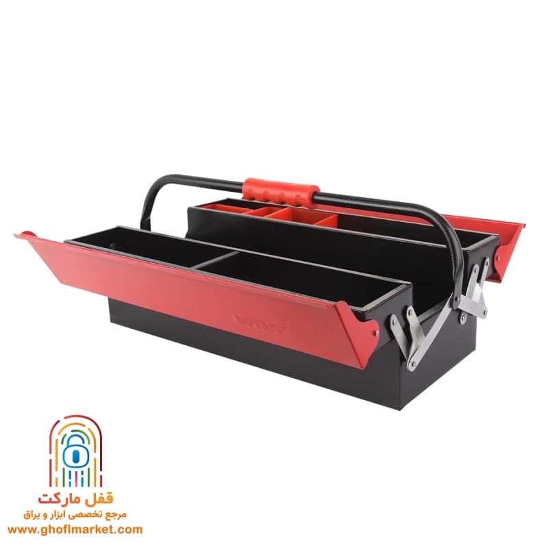 جعبه ابزار فلزی 2 طبقه آروا مدل 4708