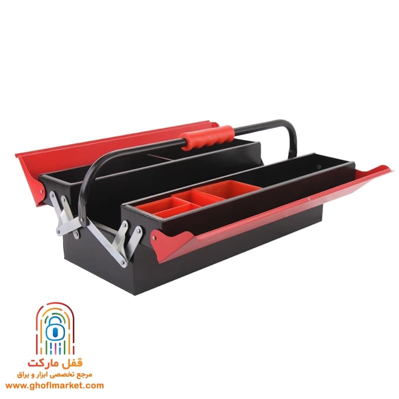 جعبه ابزار فلزی 2 طبقه آروا مدل 4708 — تصویر ۲