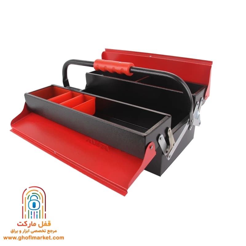 جعبه ابزار فلزی 2 طبقه آروا مدل 4705