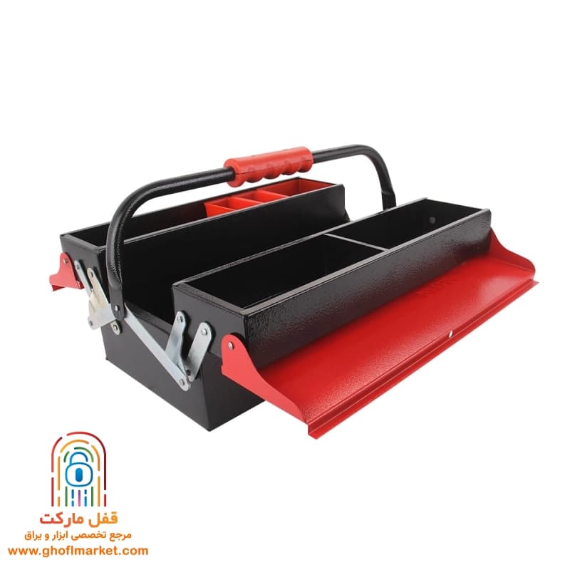 جعبه ابزار فلزی 2 طبقه آروا مدل 4705 — تصویر ۲