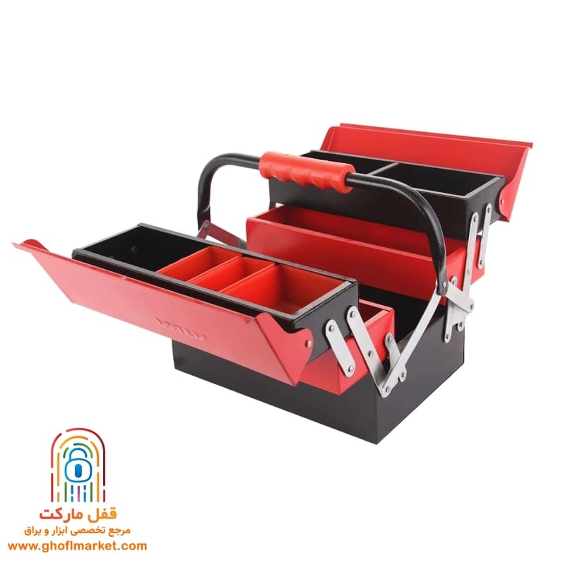 جعبه ابزار فلزی 3 طبقه آروا مدل 4703