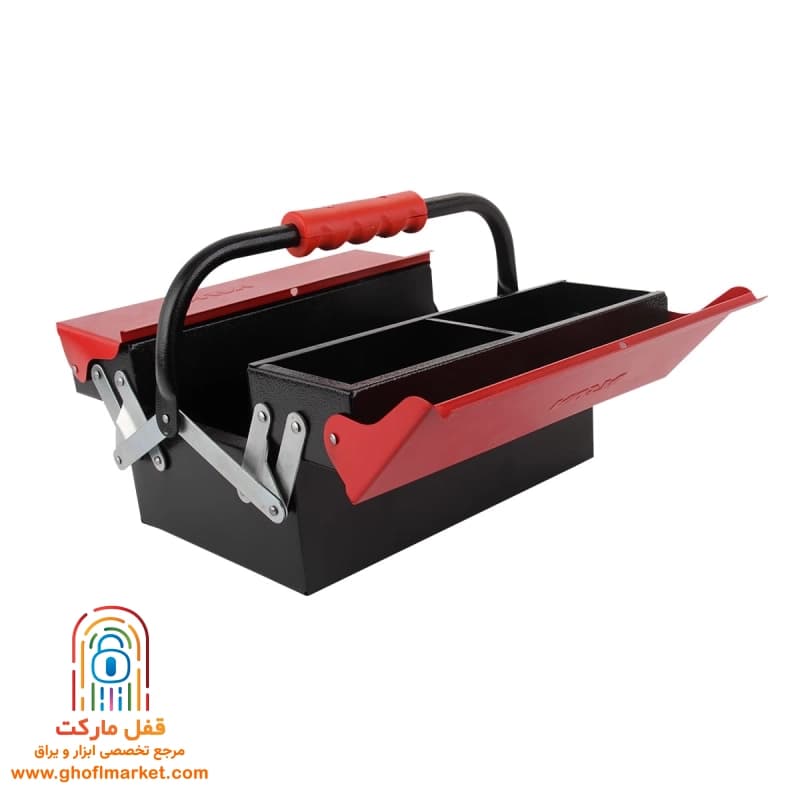 جعبه ابزار فلزی 2 طبقه آروا مدل 4702 — تصویر ۲