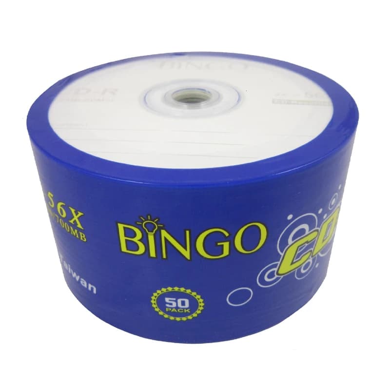 سی دی خام بینگو مدل CD-Rبسته 50عددی