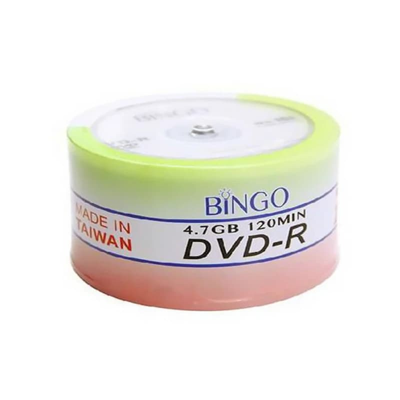 دی وی دی خام بینگو مدل DVD-Rبسته 50 عددی