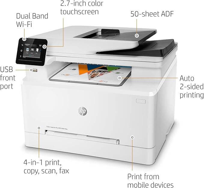 پرینتر HP مدل LaserJet Pro MFP M281 (استوک) — تصویر ۲