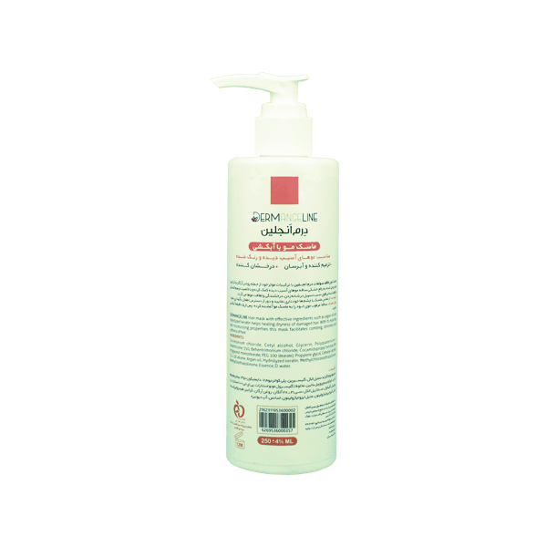 ماسک موی آسیب دیده با آبکشی حاوي کراتين درم آنجلین 250ml | آلور استور — تصویر ۳