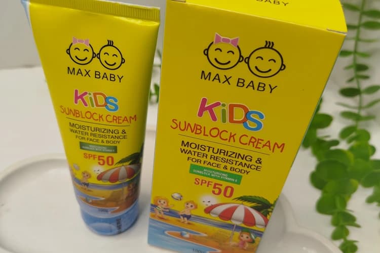 ضد آفتاب کودک max baby — تصویر ۲