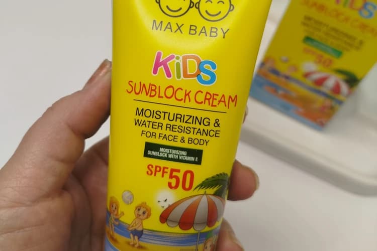ضد آفتاب کودک max baby — تصویر ۳