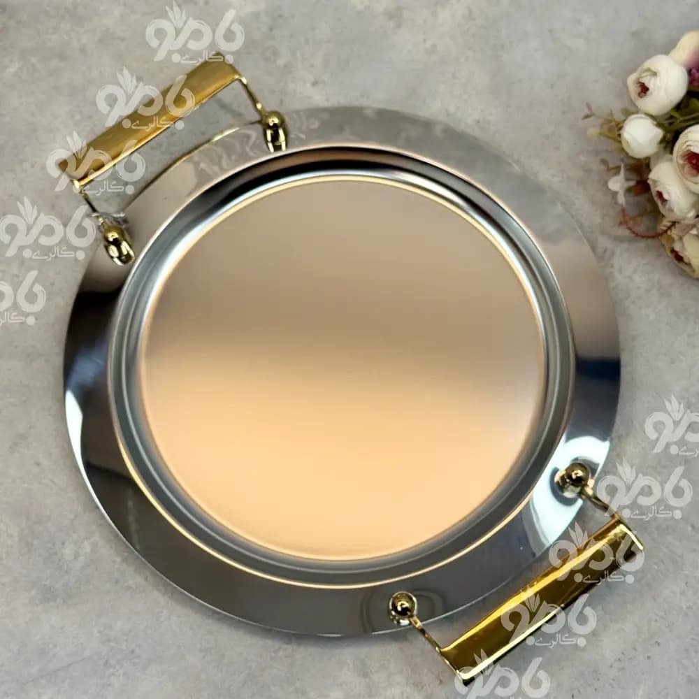 سینی استیل فریکوک 0291 گرد سیلور