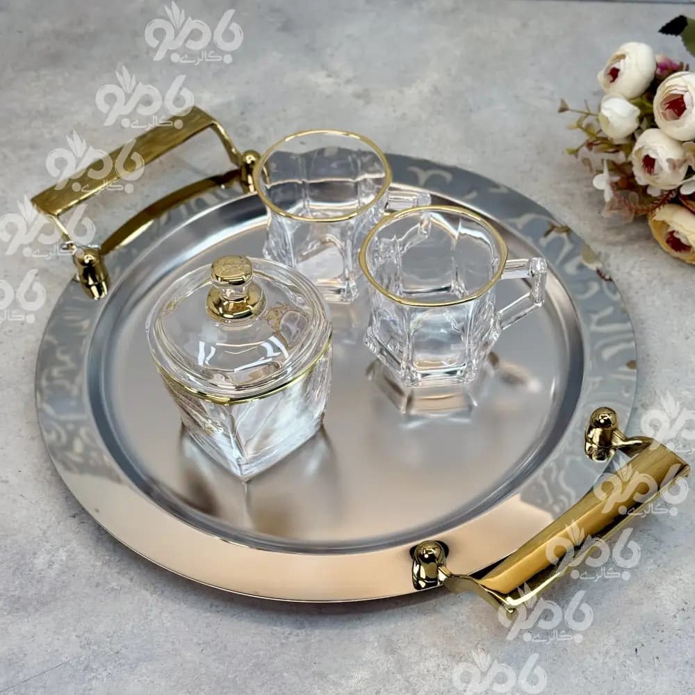 سینی استیل فریکوک 0291 گرد سیلور — تصویر ۲