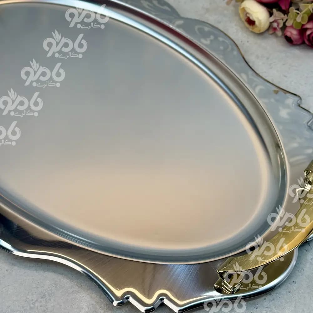 سینی استیل فریکوک بیضی سیلور 0146 — تصویر ۳