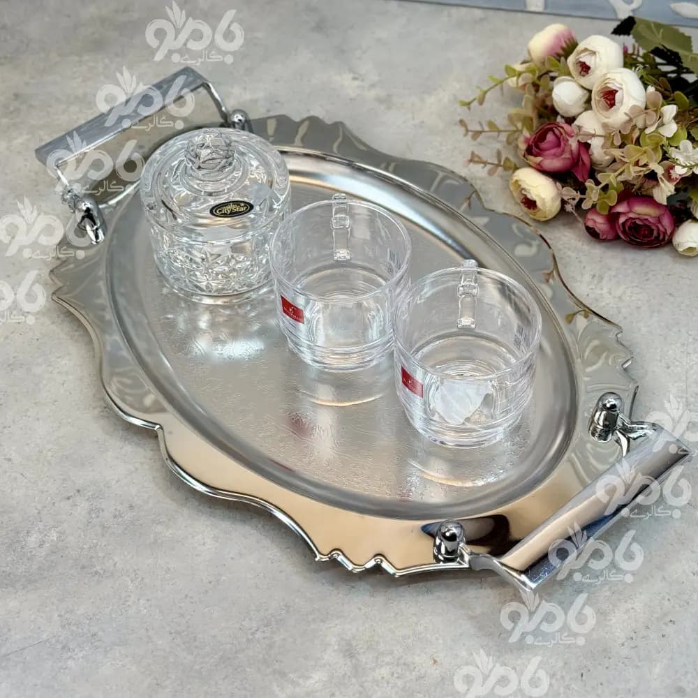 سینی استیل فریکوک بیضی سیلور 0273 — تصویر ۲