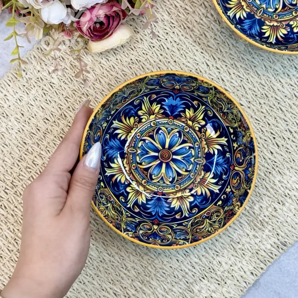 کاسه آبگوشت سرامیکی مراکشی 368 — تصویر ۲