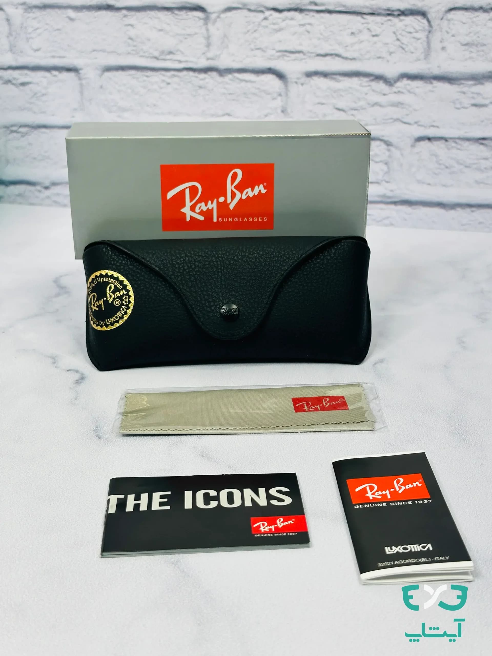عینک آفتابی ریبن RayBan مدل RB4379D پلنگی — تصویر ۷