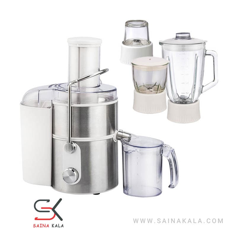 آبمیوه گیری 4 کاره ارشیا مدل JB6141A | تفاله جدا | پرقدرت 800 وات