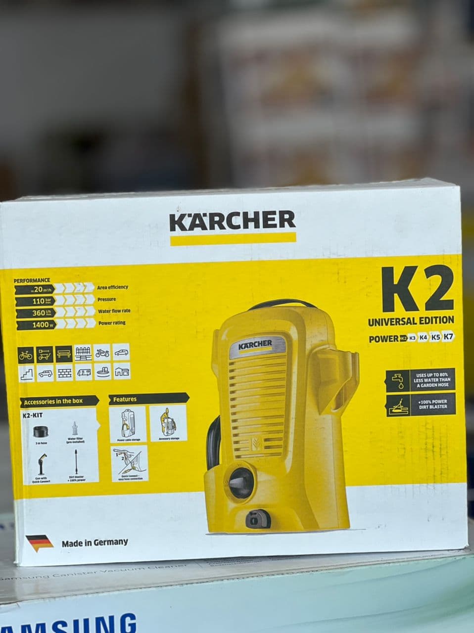 کارواش کارچر K2 Universal Edition | سبک، قدرتمند و کاربردی — تصویر ۲