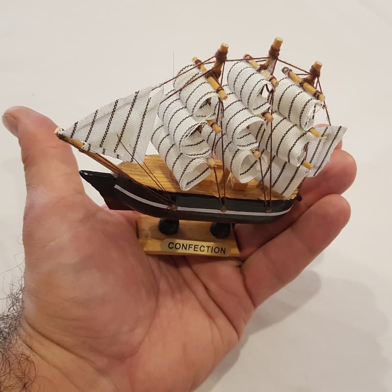 دکوری مدل کشتی بادبانی کد 850074