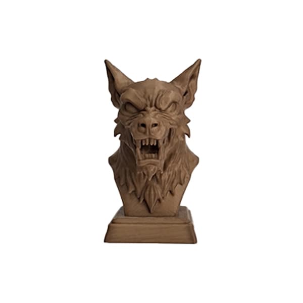 مجسمه هل‌هاوند | (Hellhound) | سگ جهنمی فانتزی | ارتفاع 15 سانتی متر | چاپ سه‌بعدی