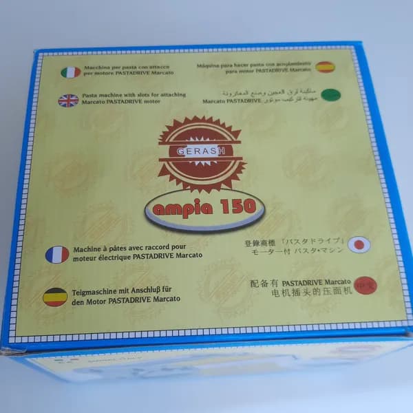 دستگاه خمیر پهن کن و رشته کن 150 Ampia | پاستا ساز دستی خانگی — تصویر ۳