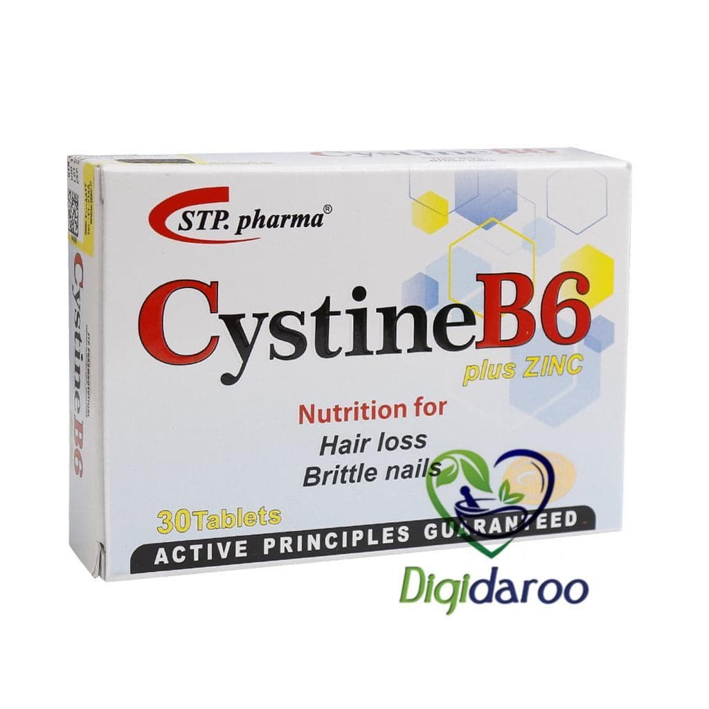 قرص سیستین ب6 اس تی پی فارما 30 عددی