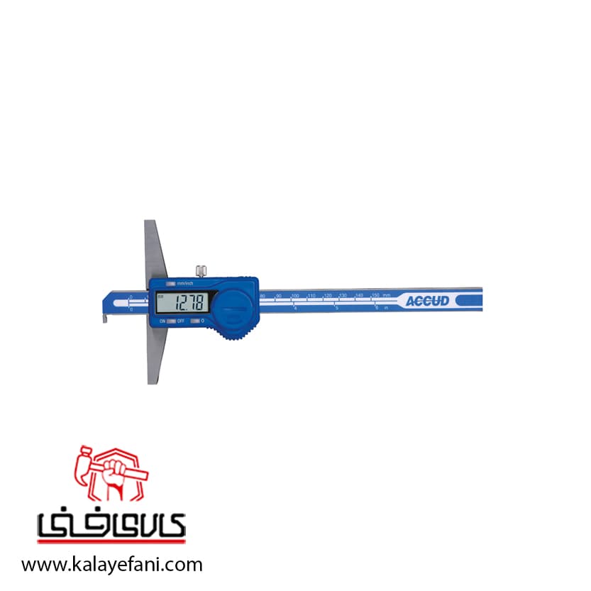کولیس عمق سنج دیجیتال 30 سانتی متر لبه دار آکاد ( با گارانتی شرکتی) مدل 11-012-173 — تصویر ۲