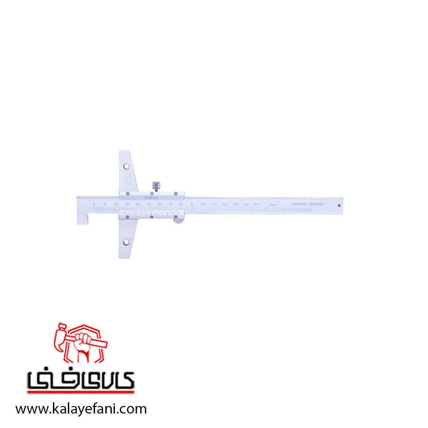 کولیس عمق سنج لبه دار آکاد 30 سانتی متر (با گارانتی شرکتی) مدل 11-012-192 — تصویر ۲