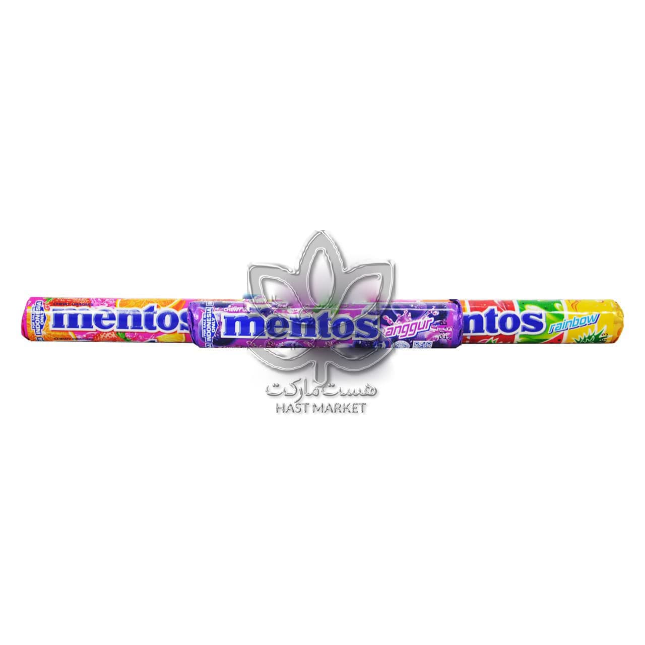 دراژه میوه ای طعم انگور ۲۹ گرم منتوس – mentos — تصویر ۲