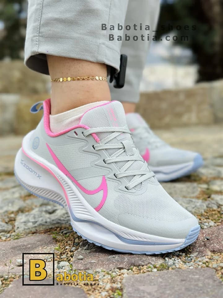 کفش نایک زوم zoom لبخندی سفید — تصویر ۶