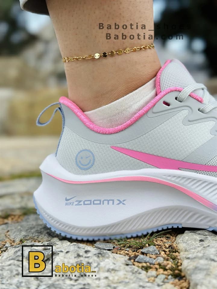کفش نایک زوم zoom لبخندی سفید — تصویر ۲