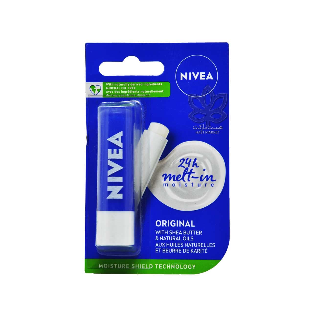 بالم لب مرطوب کننده با شی باتر 5 گرم نیوآ – nivea