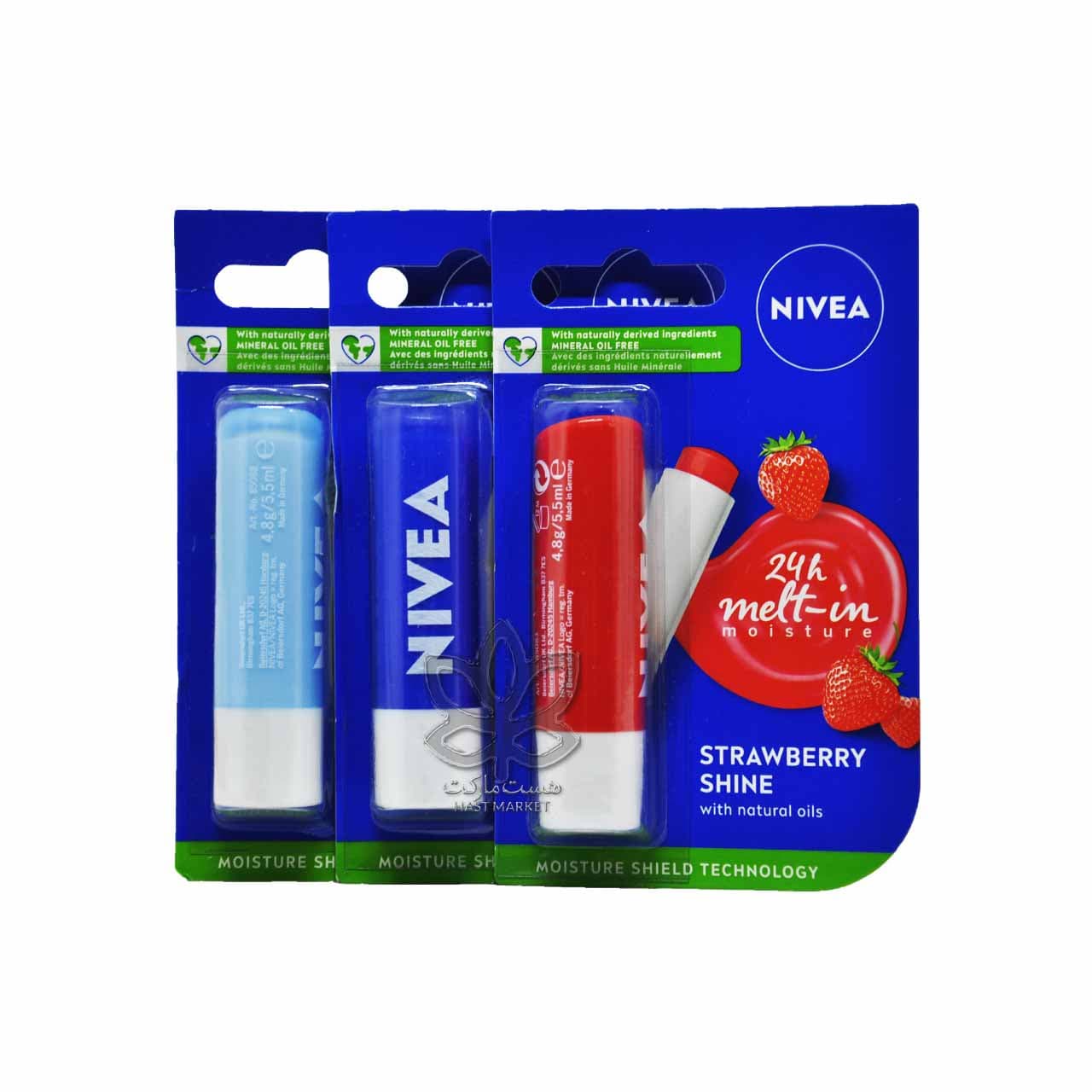 بالم لب مرطوب کننده با شی باتر 5 گرم نیوآ – nivea — تصویر ۲