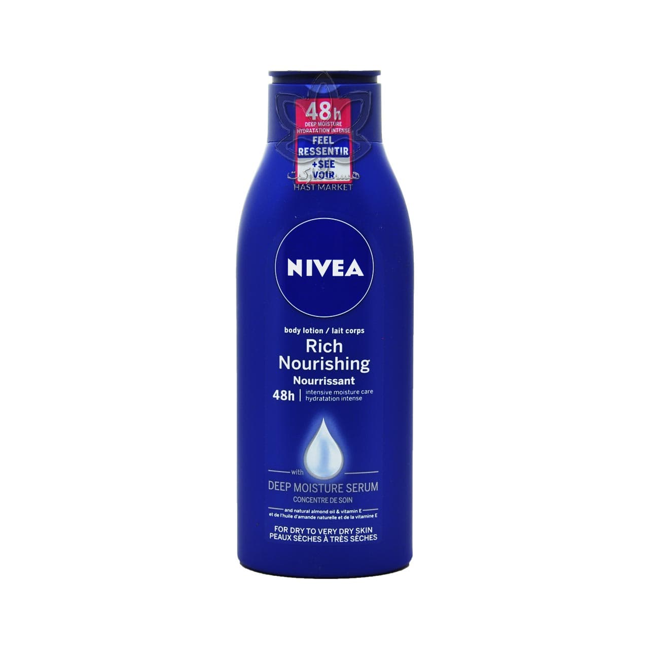 لوسیون بدن مغذی پوست ۴۰۰ میل نیوآ – nivea