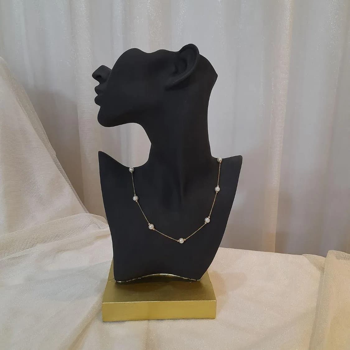استند جواهر و طلا طرح مجسمه پتینه دکوپاژ کهنه کاری