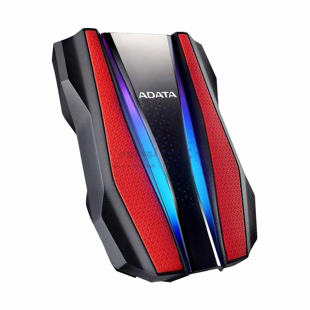 هارد اکسترنال ADATA مدل HD770G ظرفیت 2TB – مشکی قرمز (گارانتی شرکت آونگ) — تصویر ۲
