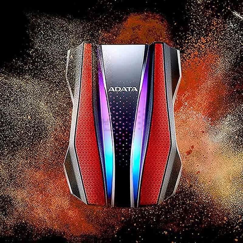 هارد اکسترنال ADATA مدل HD770G ظرفیت 2TB – مشکی قرمز (گارانتی شرکت آونگ) — تصویر ۳