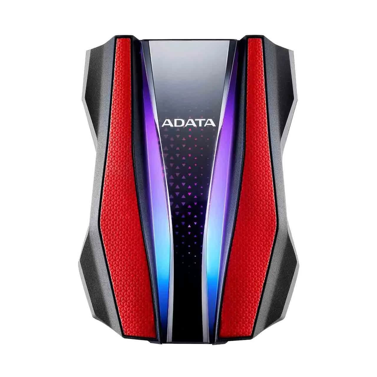 هارد اکسترنال ADATA مدل HD770G ظرفیت 2TB – مشکی قرمز (گارانتی شرکت آونگ)