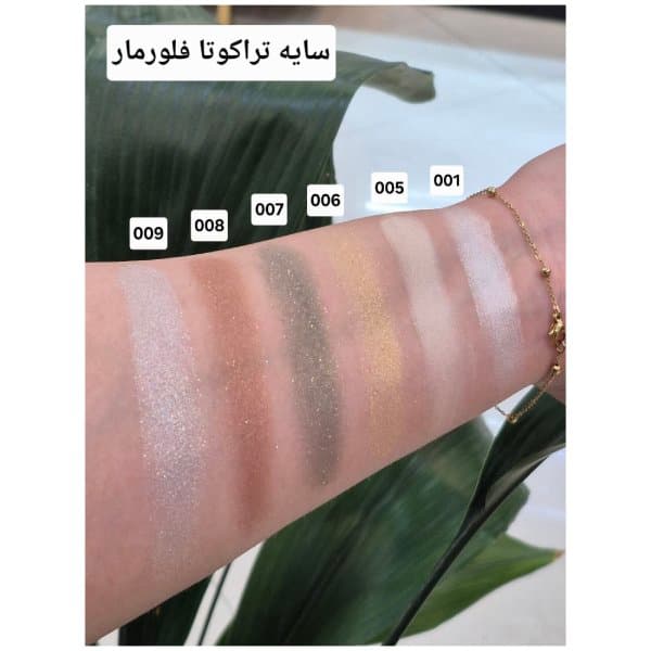 سایه چشم تک براق تراکوتا دیاموند فلورمار — تصویر ۲
