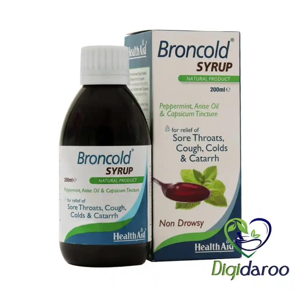 شربت برون کلد (Broncold) هلث اید 200 میلی لیتری