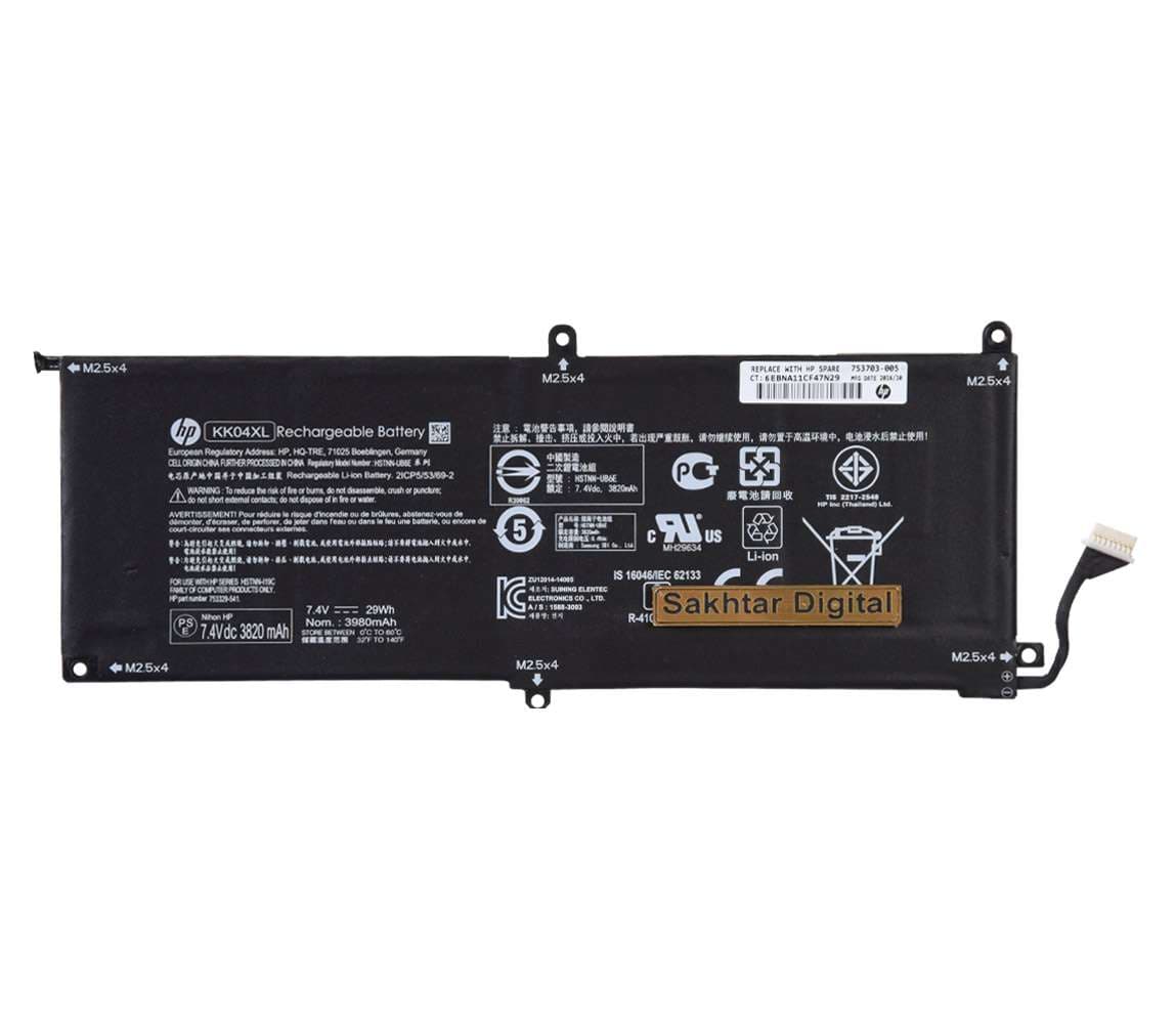 باتری اورجینال لپ تاپ اچ پی HP Pro X2 612 G1 — تصویر ۲