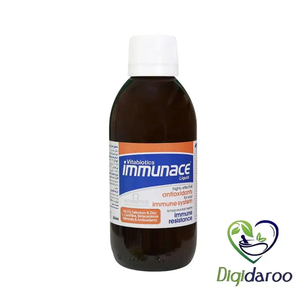شربت ایمیونس (Immunace) ویتابیوتیکس 200 میلی لیتری — تصویر ۲
