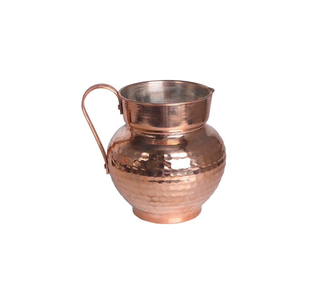 پارچ مسی طرح چکش کاری 2 لیتری