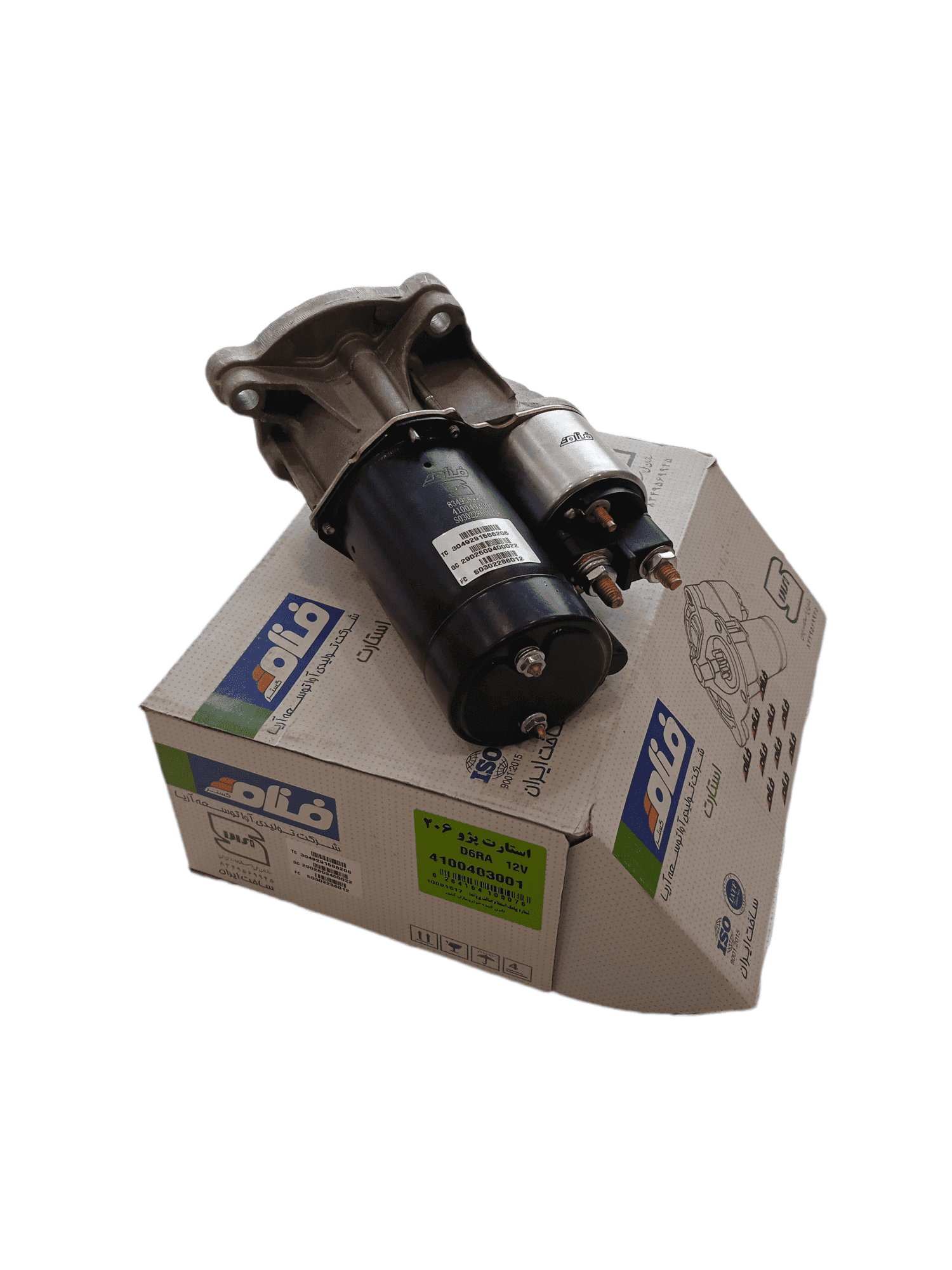 استارت D6RA 12V برای پژو ۲۰۶ برند فنام