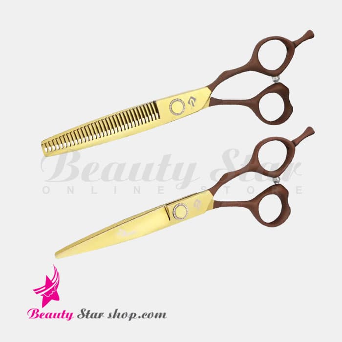 ست قیچی مستر رزونال مدل شیاردار M-20 سایز 6 اینچ