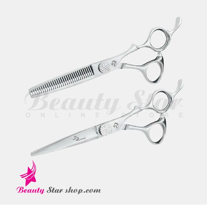 ست قیچی مستر رزونال سیلور مدل بدون شیار M-17 سایز 6 اینچ