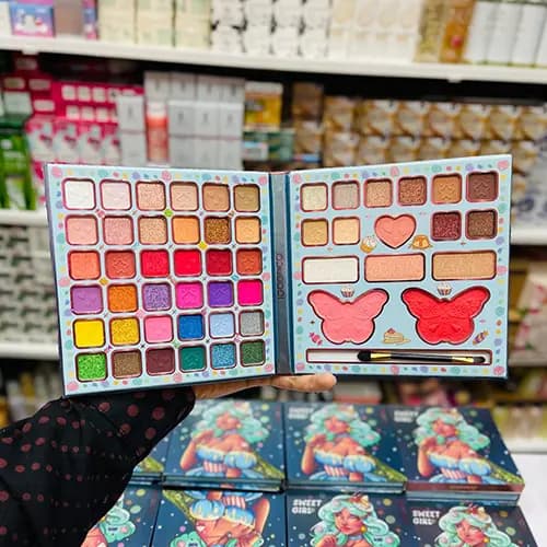 سايه 52 رنگ کتابی IGOODCO طرح پروانه — تصویر ۳