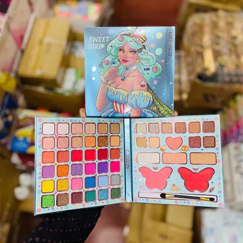 سايه 52 رنگ کتابی IGOODCO طرح پروانه — تصویر ۲
