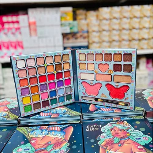 سايه 52 رنگ کتابی IGOODCO طرح پروانه — تصویر ۴