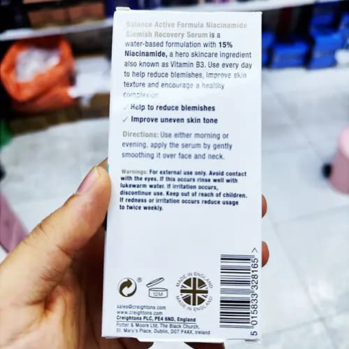 سرم ضد جوش و لک نیاسینامید بالانس 30ml اصل — تصویر ۴