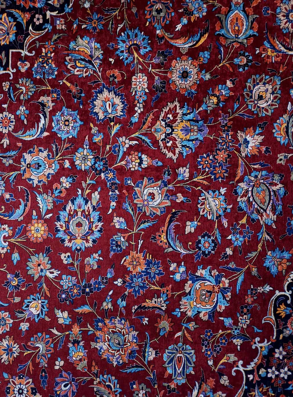 فرشینه طرح فرش کاشان کد 4051 — تصویر ۵